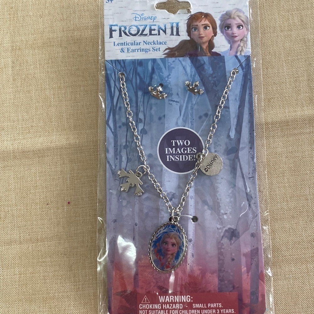 #5- Disney Frozen II Necklace & Earrings Post (AI)